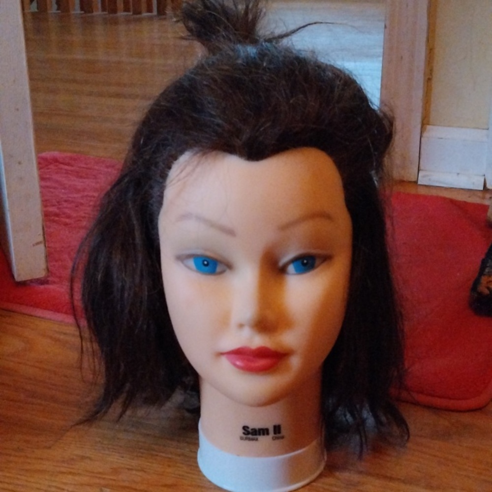 🪮 Sam II BURMAX Cosmetology Mannequin Hair Styling Head No Rush 2 Negotiate❣️